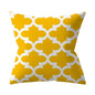 New Yellow Cushion Cases Modern Fashion Abstract Art Decorative Modern Pillow Covers Beautiful Pattern Square Pillow Case Sofa Car Couch Decorative Cover For Pillows 45x45CM