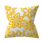 New Yellow Cushion Cases Modern Fashion Abstract Art Decorative Modern Pillow Covers Beautiful Pattern Square Pillow Case Sofa Car Couch Decorative Cover For Pillows 45x45CM