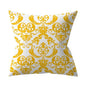 New Yellow Cushion Cases Modern Fashion Abstract Art Decorative Modern Pillow Covers Beautiful Pattern Square Pillow Case Sofa Car Couch Decorative Cover For Pillows 45x45CM