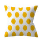 New Yellow Cushion Cases Modern Fashion Abstract Art Decorative Modern Pillow Covers Beautiful Pattern Square Pillow Case Sofa Car Couch Decorative Cover For Pillows 45x45CM