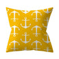 New Yellow Cushion Cases Modern Fashion Abstract Art Decorative Modern Pillow Covers Beautiful Pattern Square Pillow Case Sofa Car Couch Decorative Cover For Pillows 45x45CM