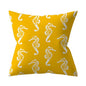 New Yellow Cushion Cases Modern Fashion Abstract Art Decorative Modern Pillow Covers Beautiful Pattern Square Pillow Case Sofa Car Couch Decorative Cover For Pillows 45x45CM
