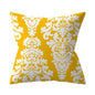 New Yellow Cushion Cases Modern Fashion Abstract Art Decorative Modern Pillow Covers Beautiful Pattern Square Pillow Case Sofa Car Couch Decorative Cover For Pillows 45x45CM