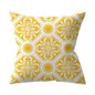New Yellow Cushion Cases Modern Fashion Abstract Art Decorative Modern Pillow Covers Beautiful Pattern Square Pillow Case Sofa Car Couch Decorative Cover For Pillows 45x45CM
