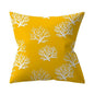 New Yellow Cushion Cases Modern Fashion Abstract Art Decorative Modern Pillow Covers Beautiful Pattern Square Pillow Case Sofa Car Couch Decorative Cover For Pillows 45x45CM