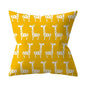 New Yellow Cushion Cases Modern Fashion Abstract Art Decorative Modern Pillow Covers Beautiful Pattern Square Pillow Case Sofa Car Couch Decorative Cover For Pillows 45x45CM
