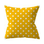 New Yellow Cushion Cases Modern Fashion Abstract Art Decorative Modern Pillow Covers Beautiful Pattern Square Pillow Case Sofa Car Couch Decorative Cover For Pillows 45x45CM