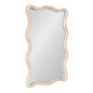 Rahfy Rattan Rectangle Scallop Mirror