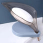 Non-slip leaf Shape Soap Box Bathroom Soap Holder Dish Storage Plate Tray Soap Holder Case Kitchen Supplies Bathroom Accessories Soap Dishes Sponge Container with Suction Cup Leaf Shape Self Draining for Bathroom Kitchen Sink