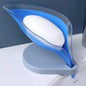 Non-slip leaf Shape Soap Box Bathroom Soap Holder Dish Storage Plate Tray Soap Holder Case Kitchen Supplies Bathroom Accessories Soap Dishes Sponge Container with Suction Cup Leaf Shape Self Draining for Bathroom Kitchen Sink