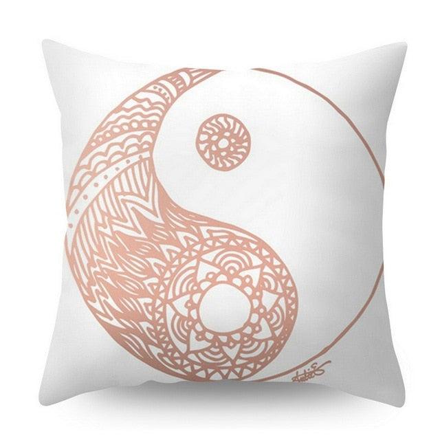 Nordic Style Pillow Covers Plant Letter Flower Geometric Sofa Cushion cover Headrest Pink Party Decorations Gift For Kids Geometric Decorative Throw Pillow Covers Square Cotton Cushion Covers Outdoor Sofa Home Pillow Covers