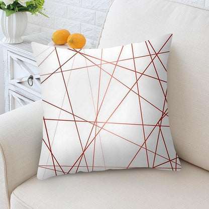 Nordic Style Pillow Covers Plant Letter Flower Geometric Sofa Cushion cover Headrest Pink Party Decorations Gift For Kids Geometric Decorative Throw Pillow Covers Square Cotton Cushion Covers Outdoor Sofa Home Pillow Covers