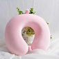 Memory Foam U-Shaped pillow Slow Rebound Neck Pillow Nap Airplane Pillow Travel Cartoon Memory U-Shaped Headrest Long Trip Sleep With No Neck Pain Super Soft Memory Foam Neck Pillow Easy Washing With Removable Cover By My Perfect Dream