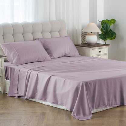 Kasentex Lightweight Sheet Set Full/Queen/King - Breathable Deep Pocket Bed Sheets with Pillowcases