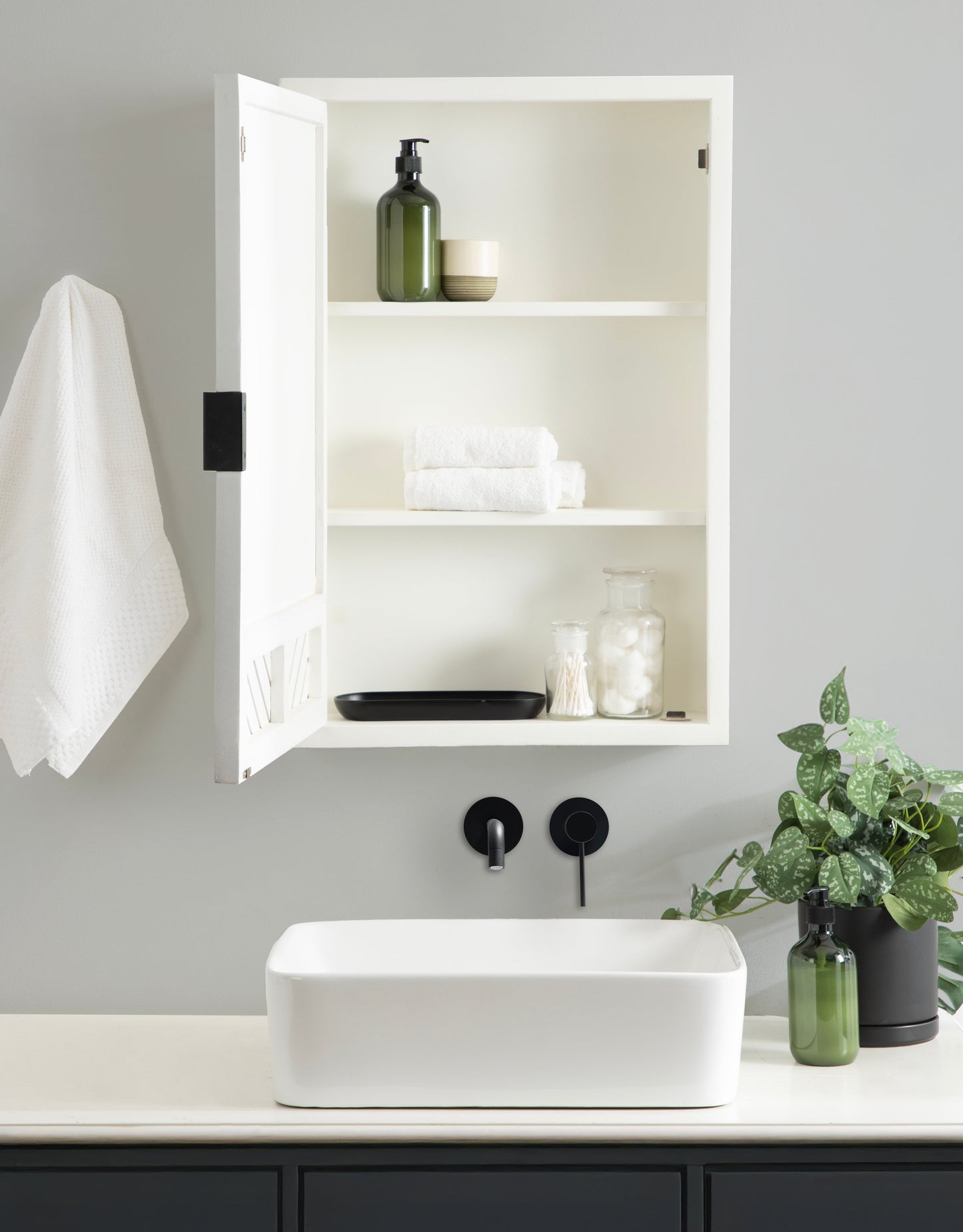 Mezzeta Bathroom Cabinet with Mirror
