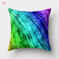 Rainbow Pillowcase Colorful Pillow Covers Cushion Cover Rainbow Throw Pillow Case Cushion Covers Abstract Swirl Rainbow Blue Green Red Bright Colors Wave Blend Throw Pillow Covers