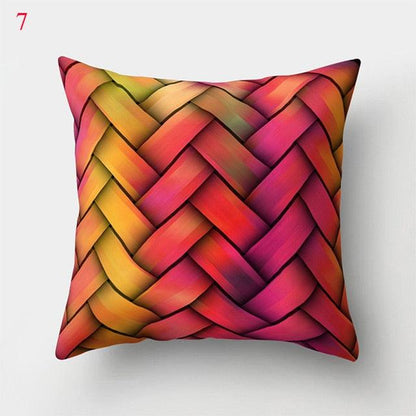 Rainbow Pillowcase Colorful Pillow Covers Cushion Cover Rainbow Throw Pillow Case Cushion Covers Abstract Swirl Rainbow Blue Green Red Bright Colors Wave Blend Throw Pillow Covers