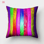 Rainbow Pillowcase Colorful Pillow Covers Cushion Cover Rainbow Throw Pillow Case Cushion Covers Abstract Swirl Rainbow Blue Green Red Bright Colors Wave Blend Throw Pillow Covers