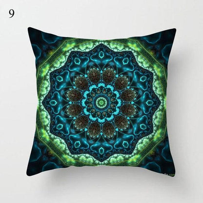 Rainbow Pillowcase Colorful Pillow Covers Cushion Cover Rainbow Throw Pillow Case Cushion Covers Abstract Swirl Rainbow Blue Green Red Bright Colors Wave Blend Throw Pillow Covers