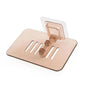 Soap Rack No Drilling Wall Mounted Double Layer Soap Holder Soap Sponge Dish Bathroom Accessories Soap Dishes Self Adhesive Shower Soap Saver Holder Stand Bathroom Bar Soap Case Adhesive Kitchen Sink Sponge Holder Drainer Wall Soap Dish Container