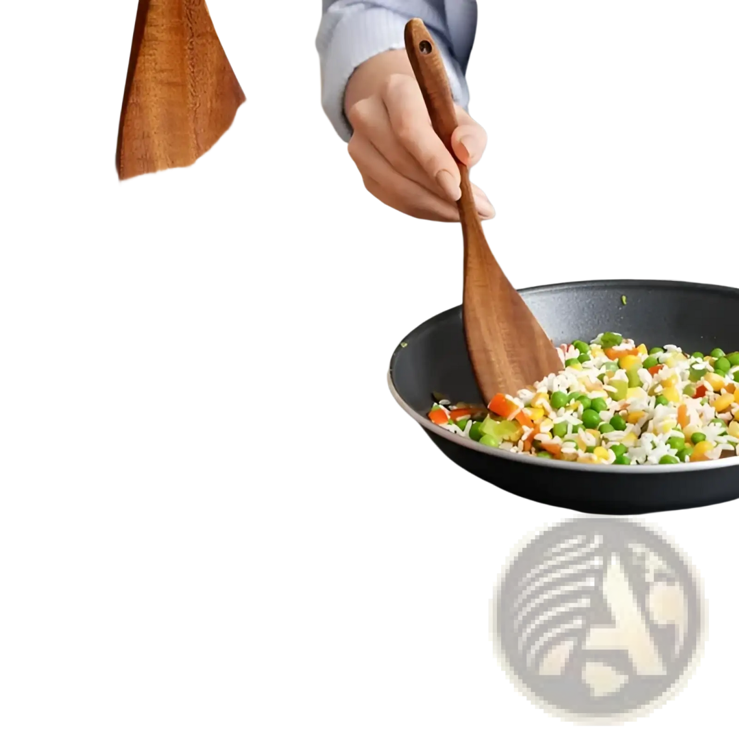 Teak Wooden Cooking Spoon Set 6 Piece Utensils