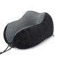 U-Shape Travel Pillow Pure Memory Foam Neck Pillow for Airplane Office Nap Cervical Pillows Flight Sleeping Head Neck Support Memory Cotton Neck Pillow Cervical Vertebra Travel Portable Noon Break Aircraft Neck Pillow For Traveling