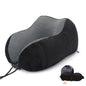 U-Shape Travel Pillow Pure Memory Foam Neck Pillow for Airplane Office Nap Cervical Pillows Flight Sleeping Head Neck Support Memory Cotton Neck Pillow Cervical Vertebra Travel Portable Noon Break Aircraft Neck Pillow For Traveling