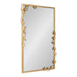 Rosella Floral Rectangular Mirror Metal
