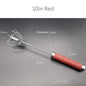 Unique Design Semi-automatic Egg Beater 304 Stainless Steel Egg Whisk Manual Hand Mixer Self Turning Egg Stirrer Kitchen Accessories Egg Tools