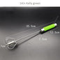 Unique Design Semi-automatic Egg Beater 304 Stainless Steel Egg Whisk Manual Hand Mixer Self Turning Egg Stirrer Kitchen Accessories Egg Tools