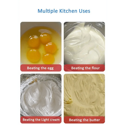 Unique Design Semi-automatic Egg Beater 304 Stainless Steel Egg Whisk Manual Hand Mixer Self Turning Egg Stirrer Kitchen Accessories Egg Tools