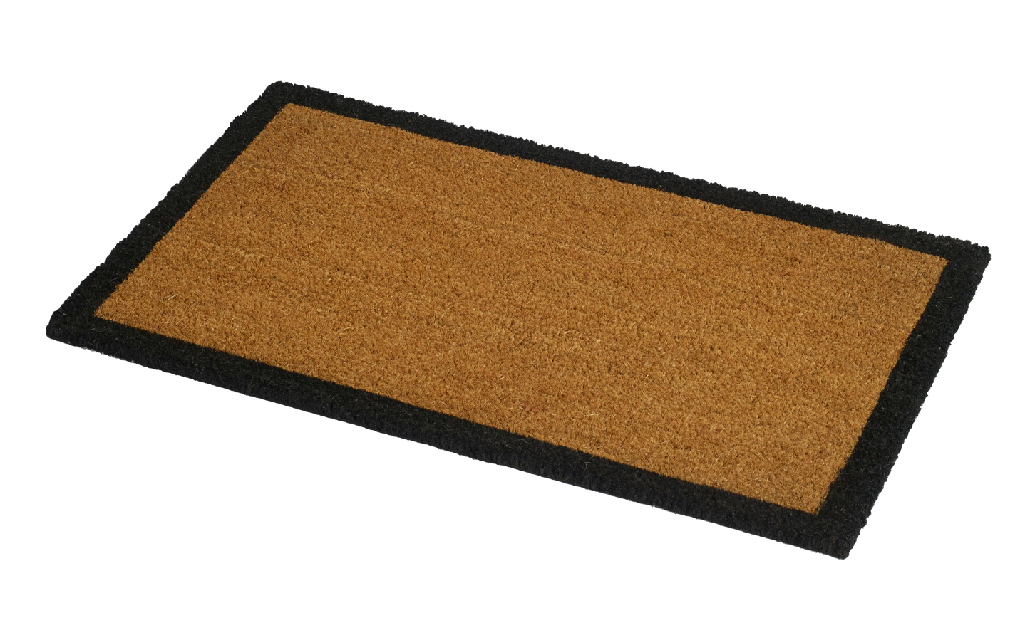 Black Border Coir Doormat